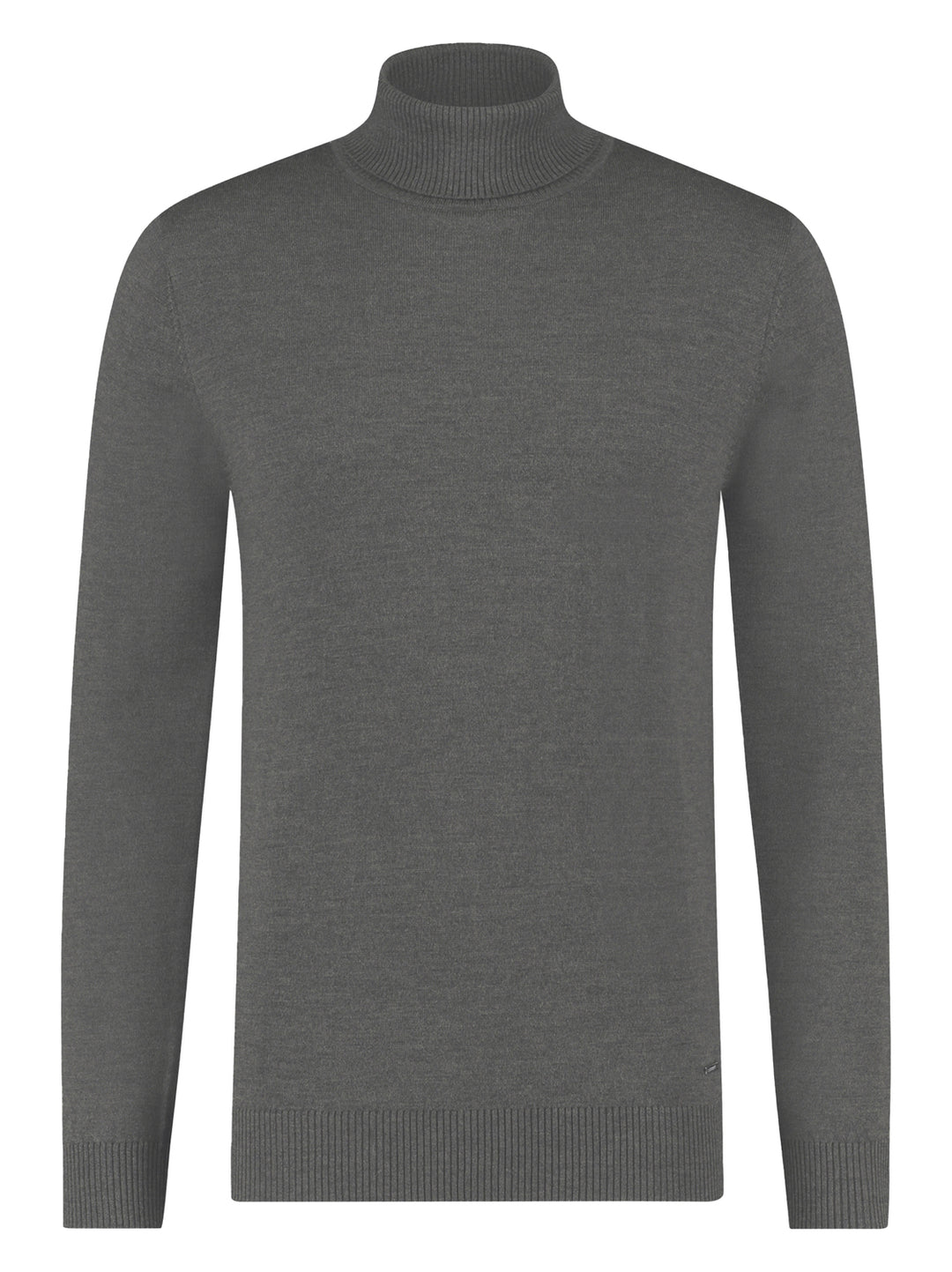 Seven Dials Trui Col Shawn – Grijs-100% wol-HEREN TRUIEN & VESTEN-Grijs