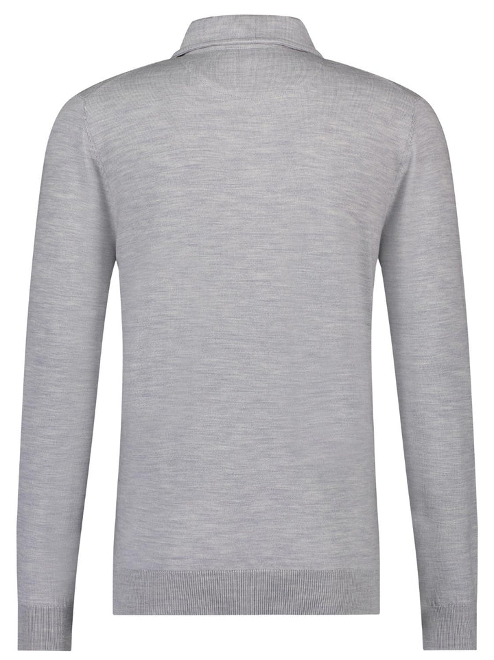 Seven Dials trui COOPER-100% wol-HEREN TRUIEN & VESTEN-Grijs