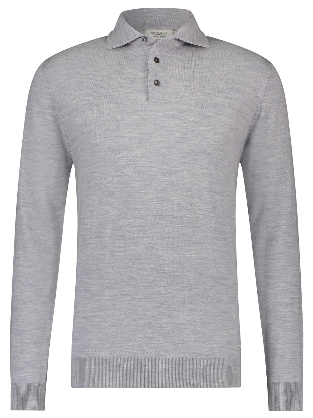 Seven Dials trui COOPER-100% wol-HEREN TRUIEN & VESTEN-Grijs