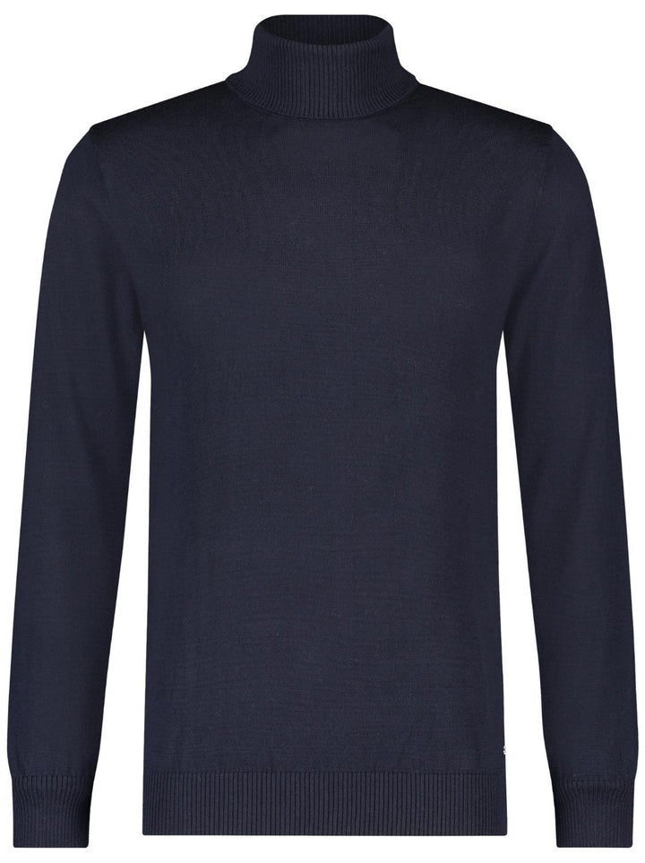 Seven Dials trui PERCEY blauw-100% katoen-HEREN TRUIEN & VESTEN-Blauw