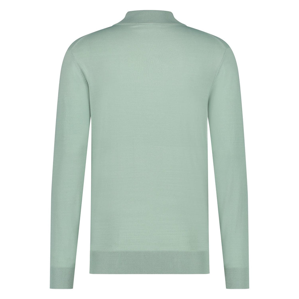 Seven Dials trui rits SPIKE-65% viskose, 35% polyamide-HEREN TRUIEN & VESTEN-Groen