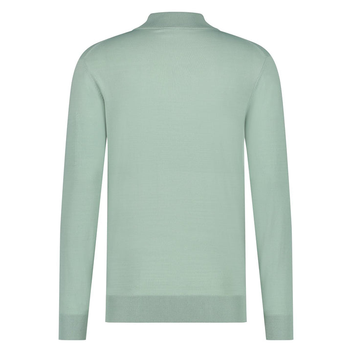 Seven Dials trui rits SPIKE-65% viskose, 35% polyamide-HEREN TRUIEN & VESTEN-Groen