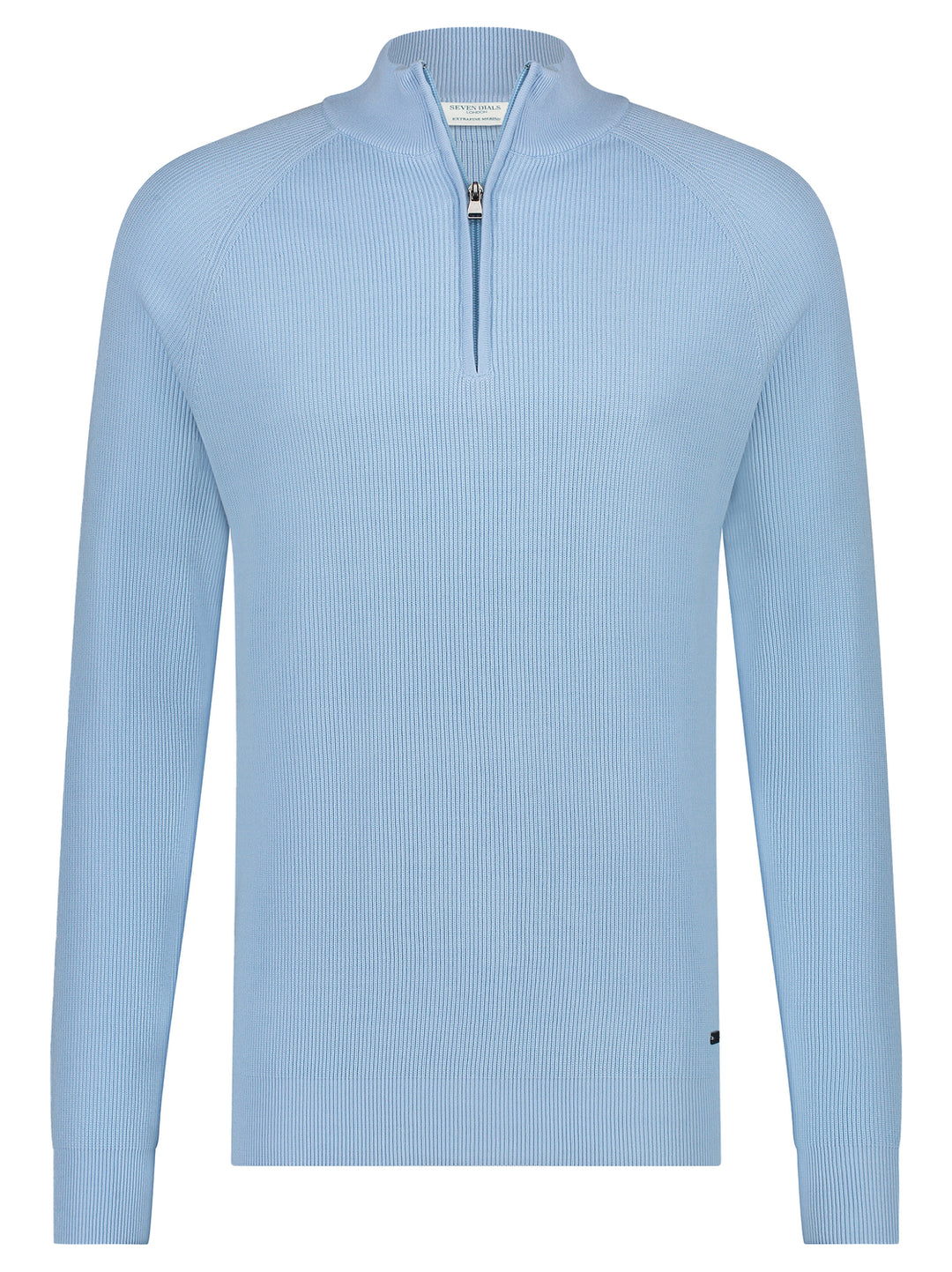 Seven Dials trui zip HERZON-100% katoen-HEREN TRUIEN & VESTEN-Blauw