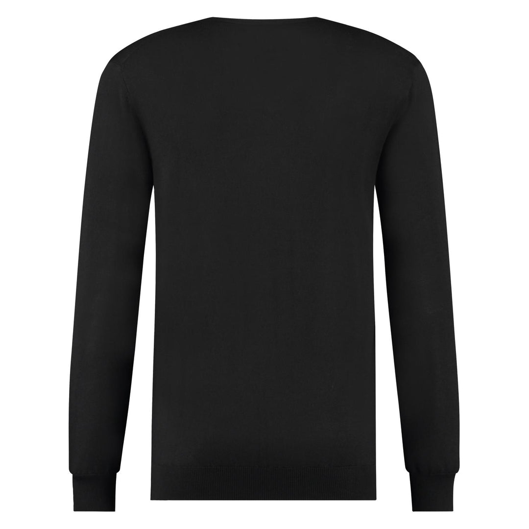 Seven Dials v hals Aron-100% wol-HEREN TRUIEN & VESTEN-Zwart