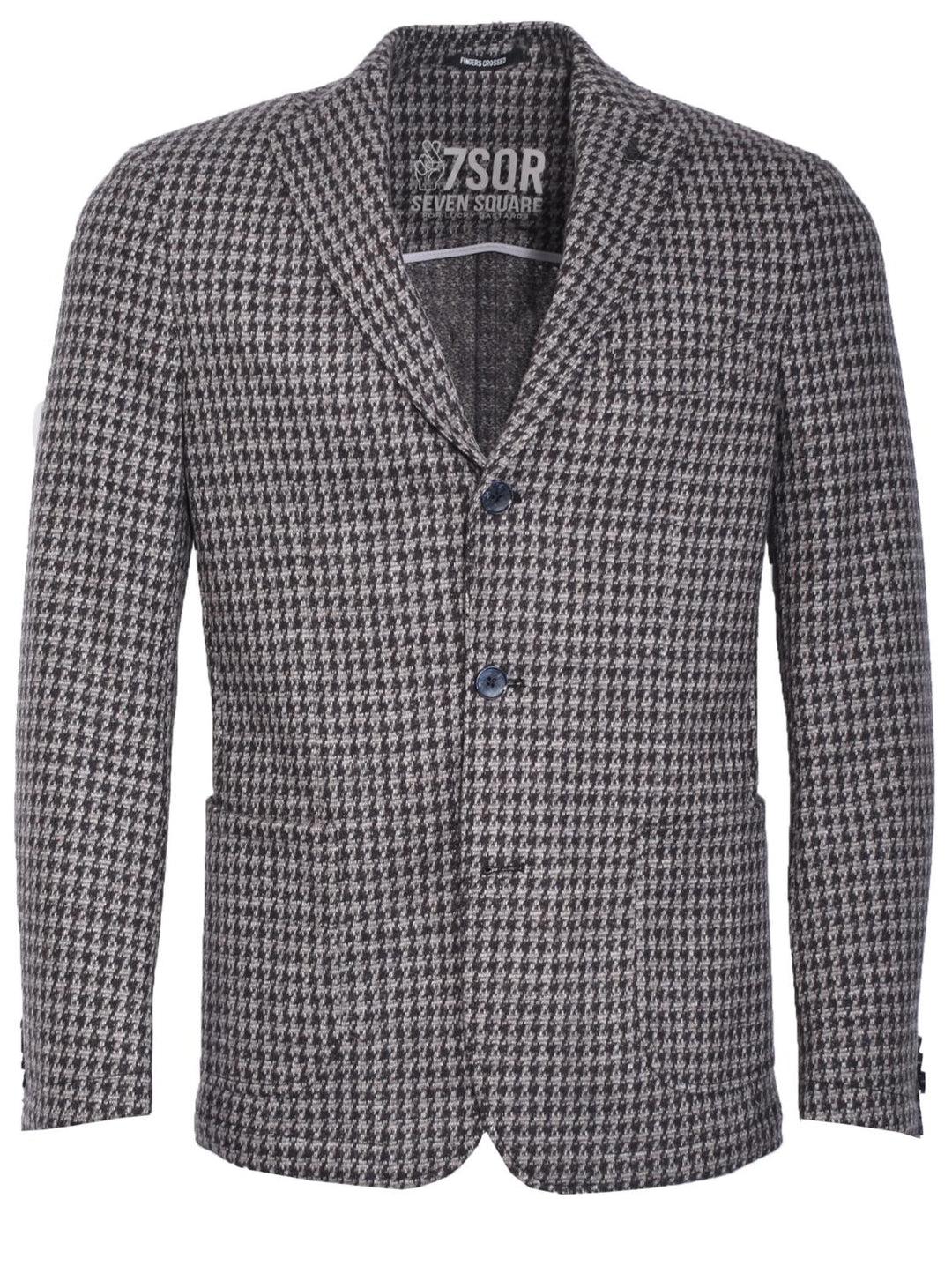 Seven Square colbert-80% wol, 20% zijde-HEREN PAKKEN & COLBERTS-Bruin