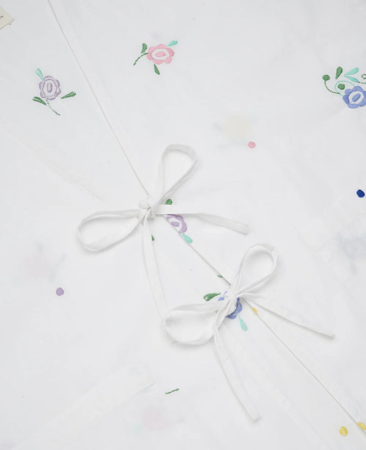 SISSEL EDELBO COHO top -100% katoen-DAMES TOPS & BLOUSES-Wit