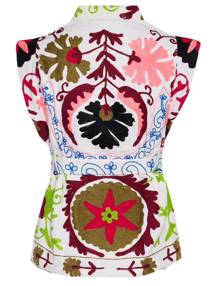 SISSEL EDELBO gilet ELSA-DAMES BLAZERS & GILETS-Oranje