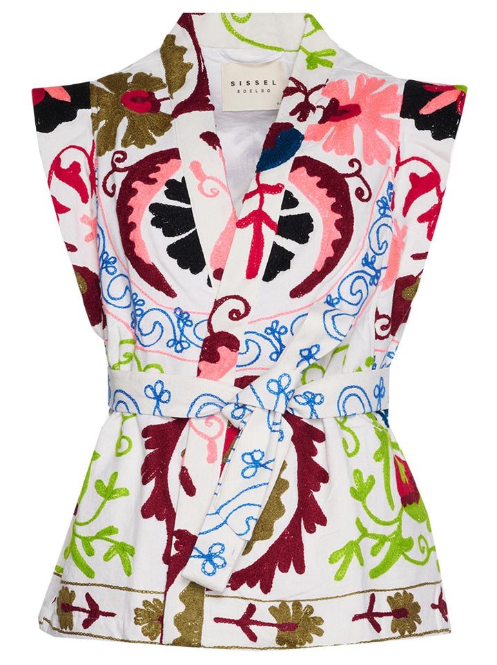 SISSEL EDELBO gilet ELSA-DAMES BLAZERS & GILETS-Oranje