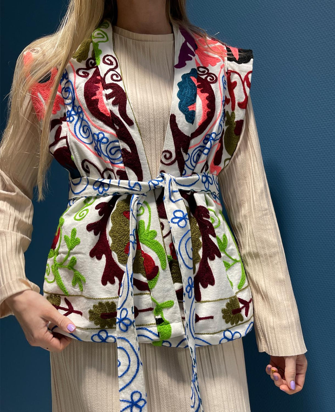 SISSEL EDELBO gilet ELSA-DAMES BLAZERS & GILETS-Oranje