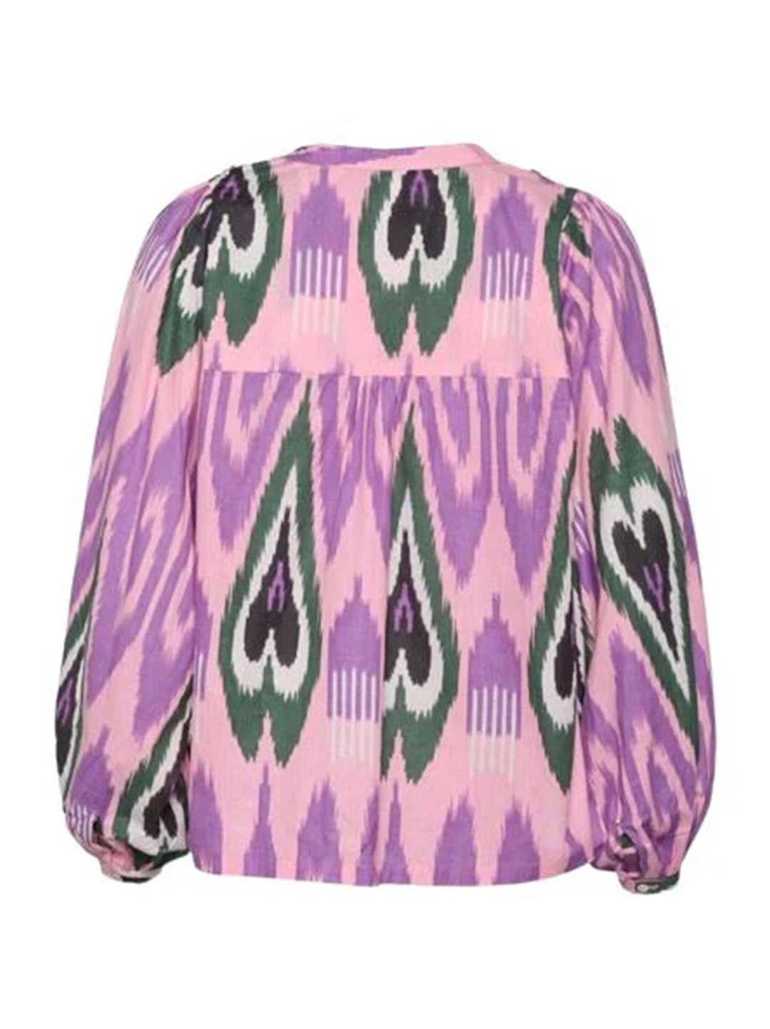 SISSEL EDELBO Lara Organic Cotton blouse-100% katoen-DAMES TOPS & BLOUSES-Paars