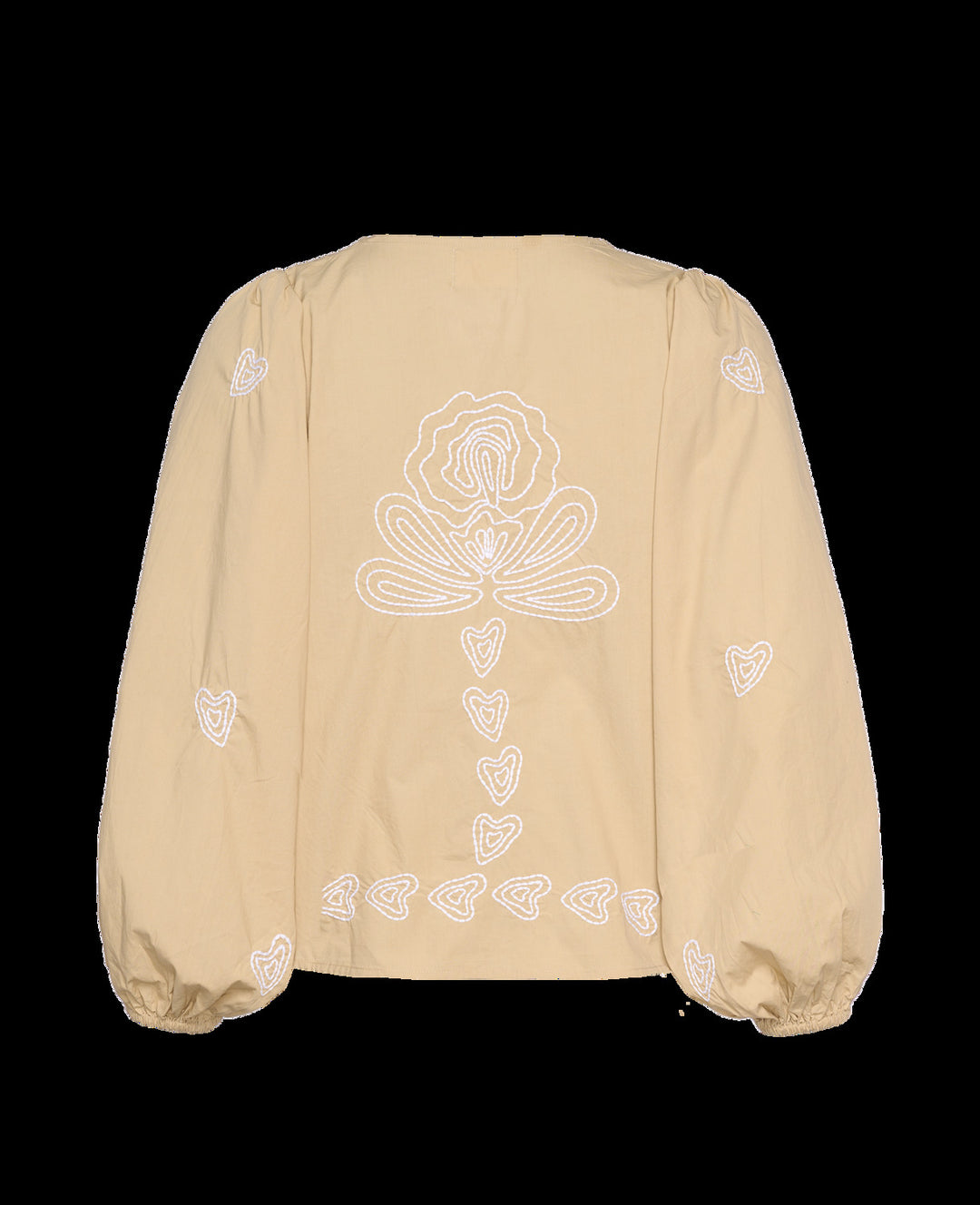 SISSEL EDELBO Maude blouse-100% Katoen<br />-DAMES TOPS & BLOUSES-Beige