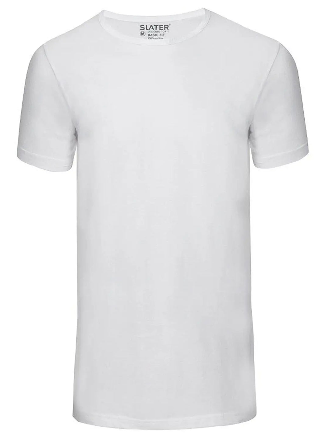Slater basic fit 2-pack-100% Katoen-HEREN ONDER- EN BADMODE-Wit
