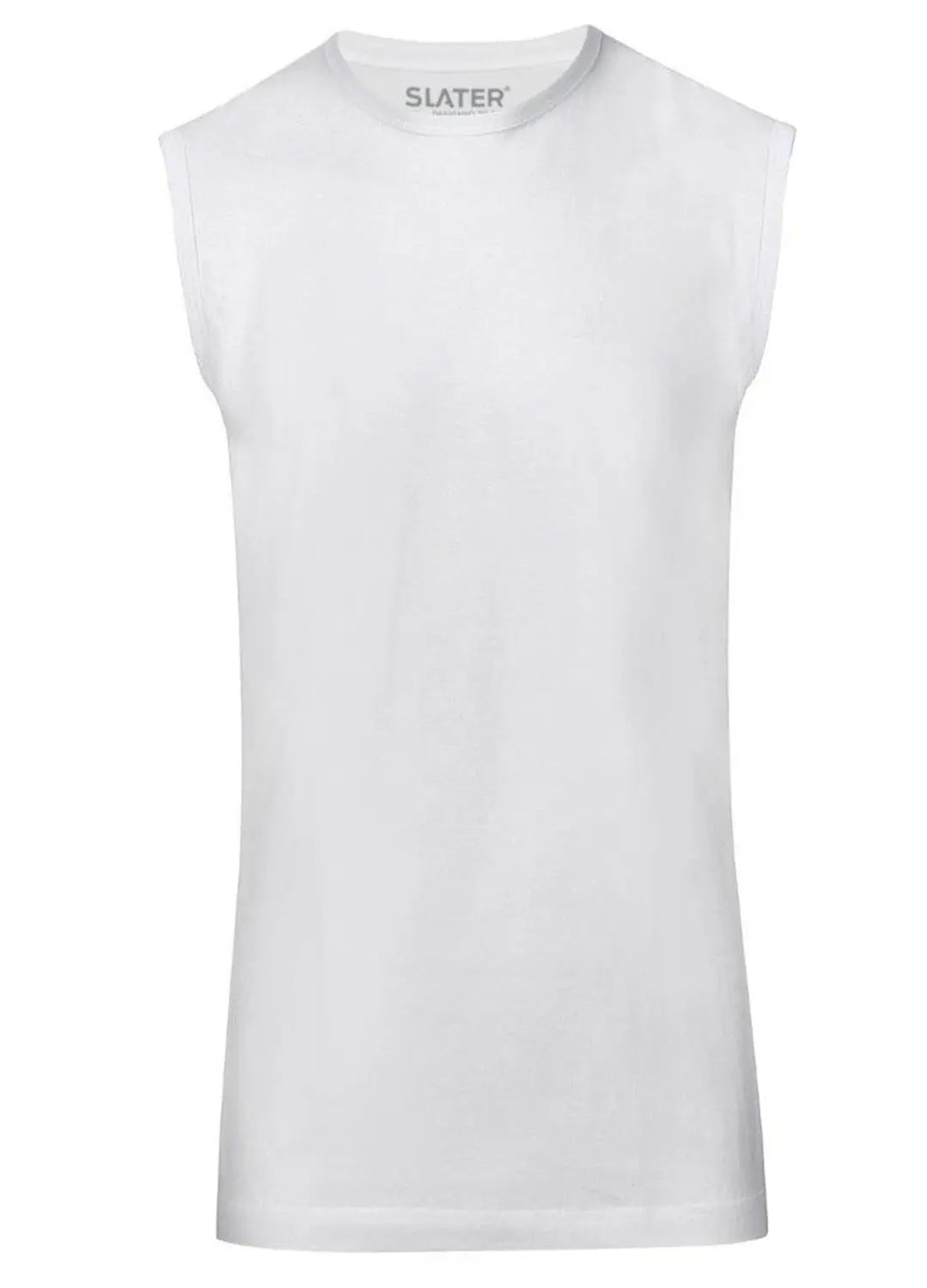 Slater sleeveless katoen-100% Katoen-HEREN ONDER- EN BADMODE-Wit