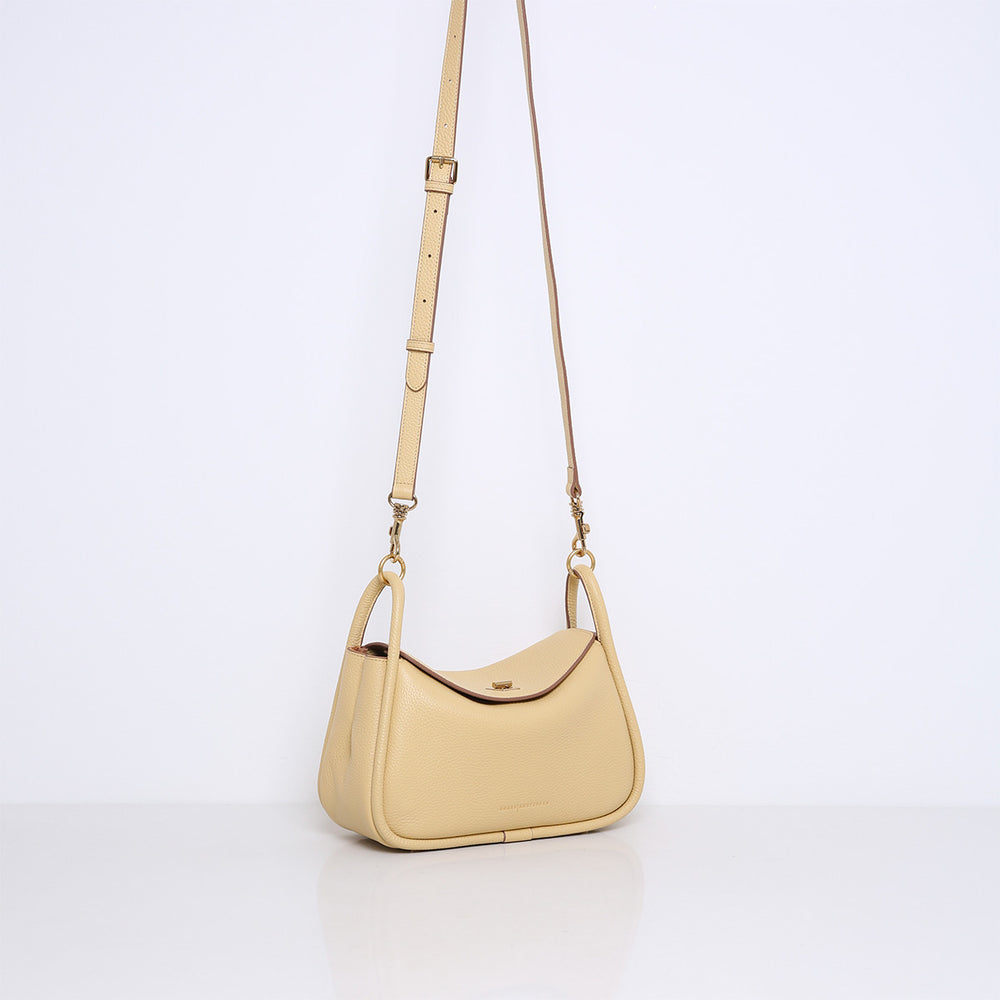 Smaak Amsterdam Cliff Tas – Butter-100% leer-DAMES ACCESSOIRES-Geel