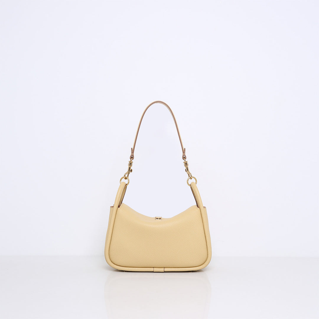 Smaak Amsterdam Cliff Tas – Butter-100% leer-DAMES ACCESSOIRES-Geel