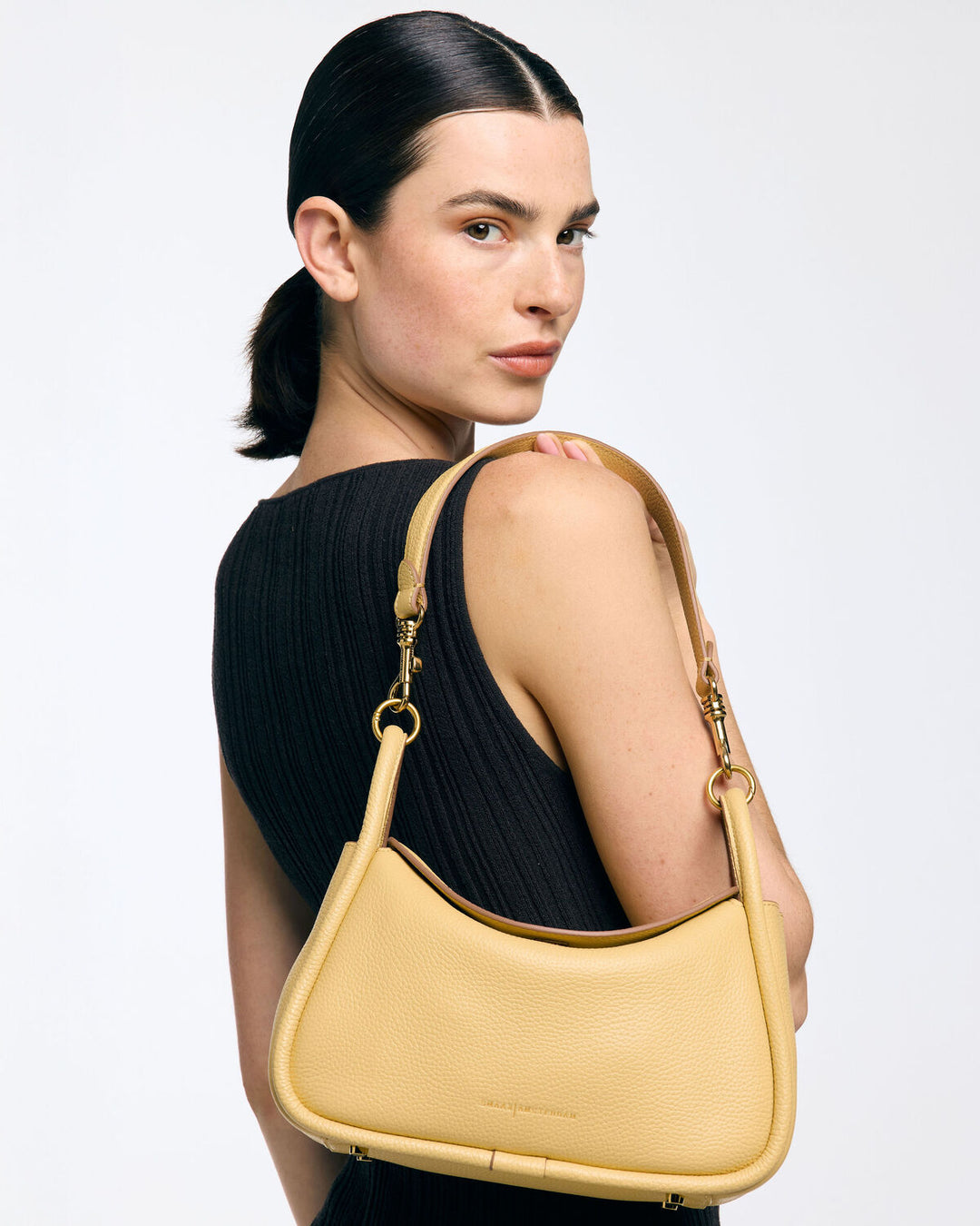 Smaak Amsterdam Cliff Tas – Butter-100% leer-DAMES ACCESSOIRES-Geel