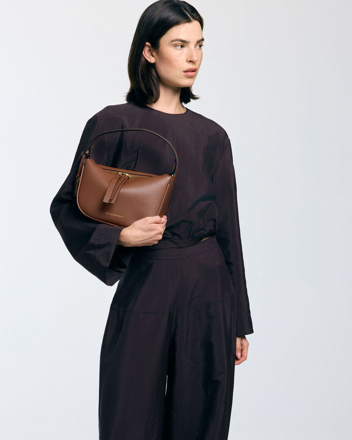 Smaak Amsterdam Daniel Tas – Camel-100% leer-DAMES ACCESSOIRES-Bruin