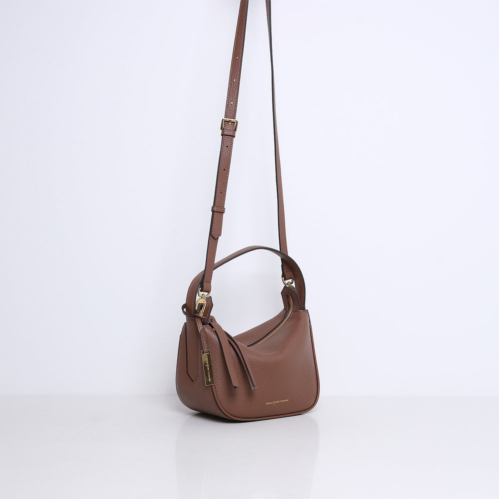 Smaak Amsterdam Daniel Tas – Camel-100% leer-DAMES ACCESSOIRES-Bruin