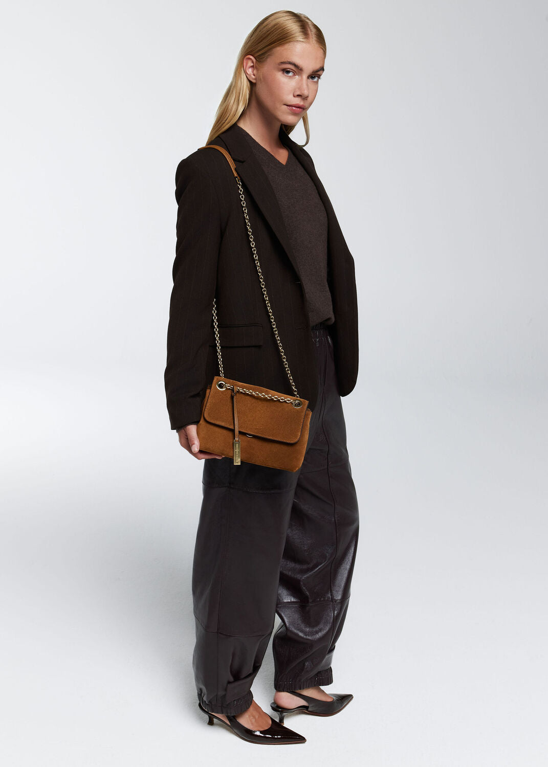 SMAAK Amsterdam LIV Suède Tas – Bruin-DAMES ACCESSOIRES-Bruin