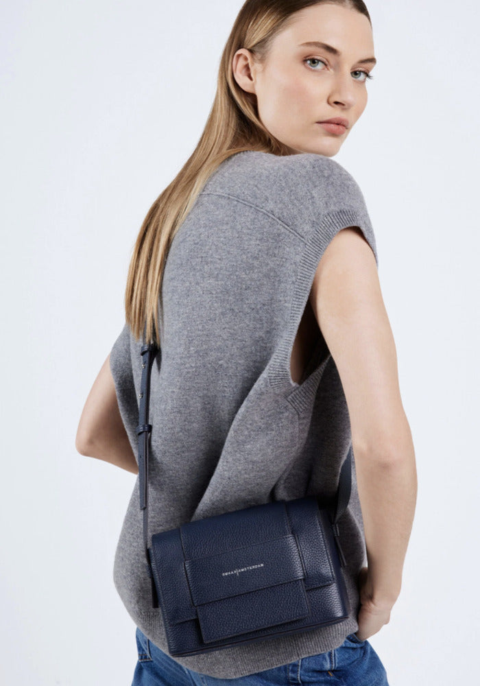 Smaak Amsterdam MEGAN NAVY tas-DAMES ACCESSOIRES-Blauw