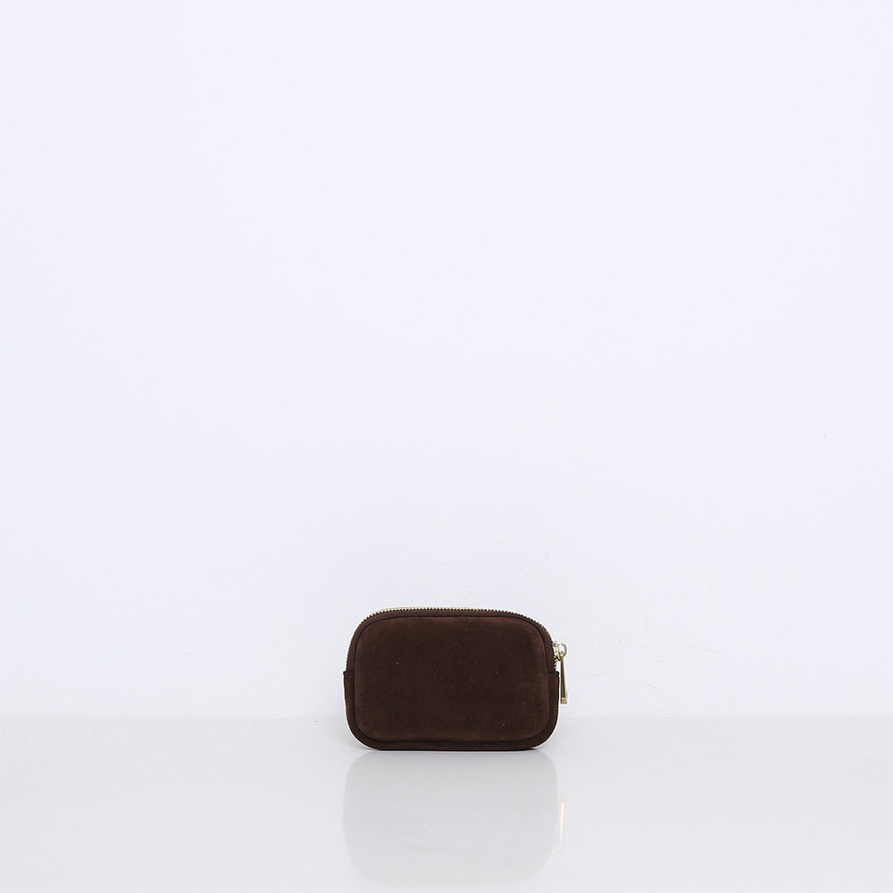 SMAAK Amsterdam Miller Suède Portemonnee – Bruin-DAMES ACCESSOIRES-Bruin