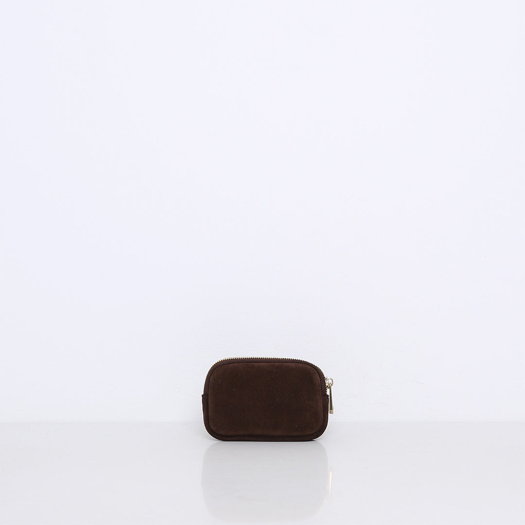 SMAAK Amsterdam Miller Suède Portemonnee – Bruin-DAMES ACCESSOIRES-Bruin