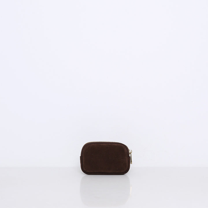 SMAAK Amsterdam Miller Suède Portemonnee – Bruin-DAMES ACCESSOIRES-Bruin