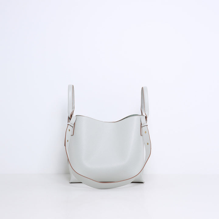 Smaak Amsterdam Scott Tas – Cloud-100% leer-DAMES ACCESSOIRES-Grijs