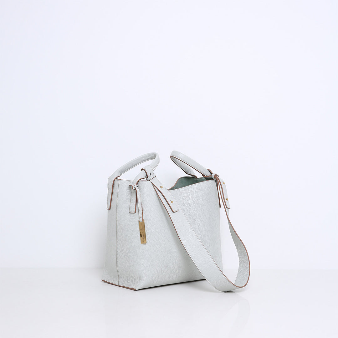 Smaak Amsterdam Scott Tas – Cloud-100% leer-DAMES ACCESSOIRES-Grijs
