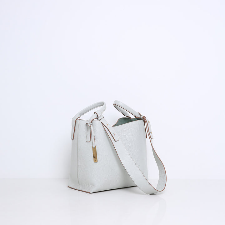 Smaak Amsterdam Scott Tas – Cloud-100% leer-DAMES ACCESSOIRES-Grijs