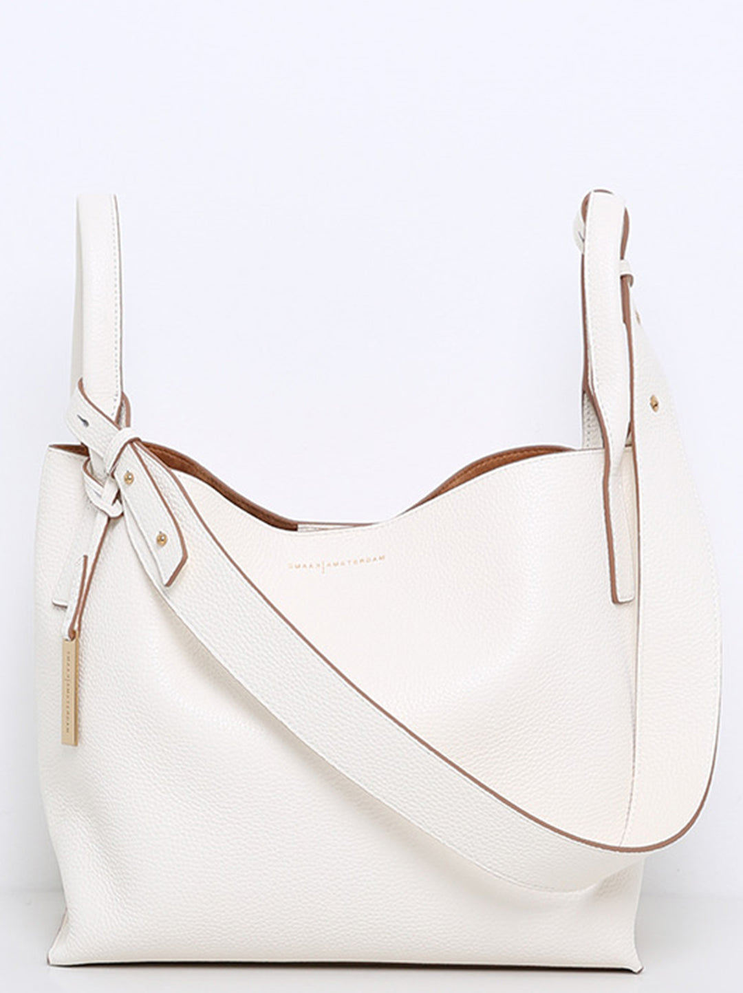 Smaak Amsterdam Scott Tas – Cream-100% leer-DAMES ACCESSOIRES-Room