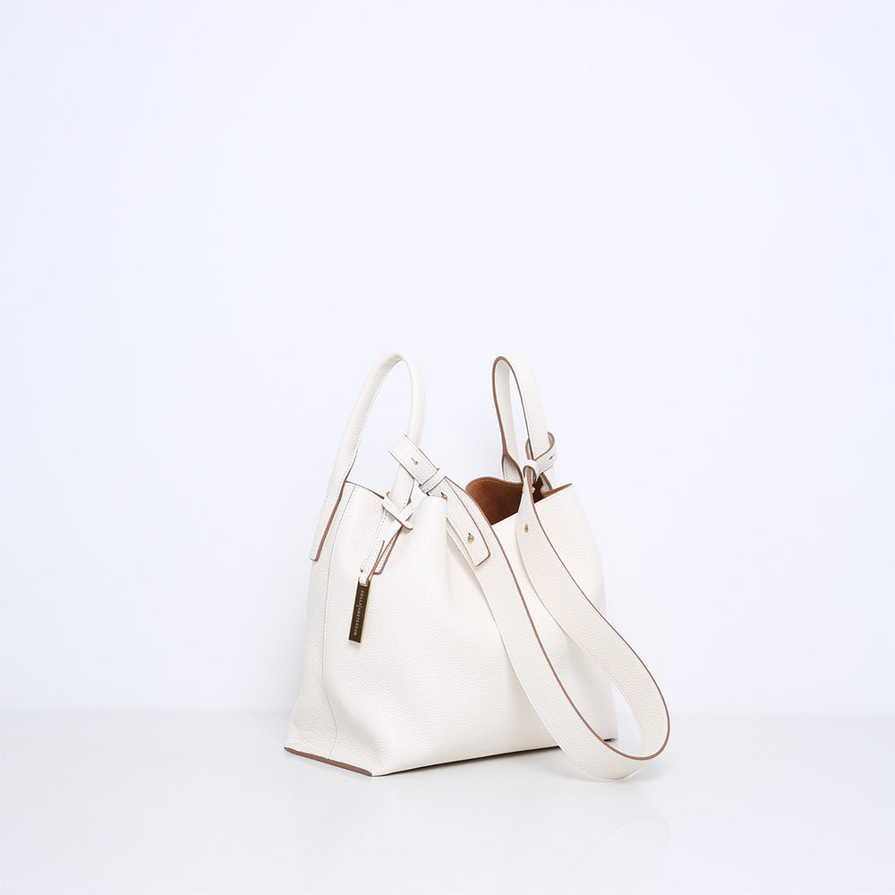 Smaak Amsterdam Scott Tas – Cream-100% leer-DAMES ACCESSOIRES-Room