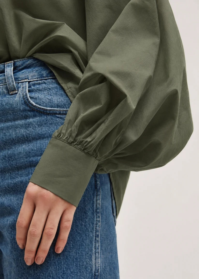 SoSUE Antonia Blouse – Groen-100% katoen-DAMES TOPS & BLOUSES-Groen