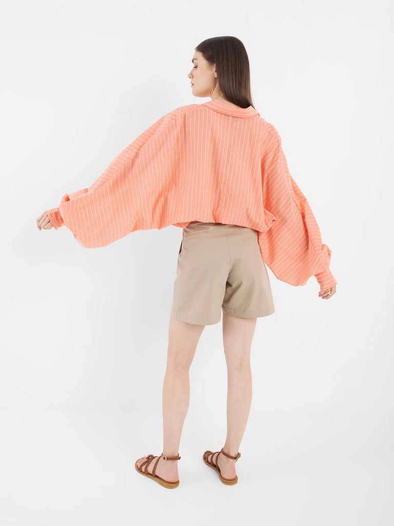 SoSUE Antonia Blouse – Oranje-100% katoen-DAMES TOPS & BLOUSES-Roze