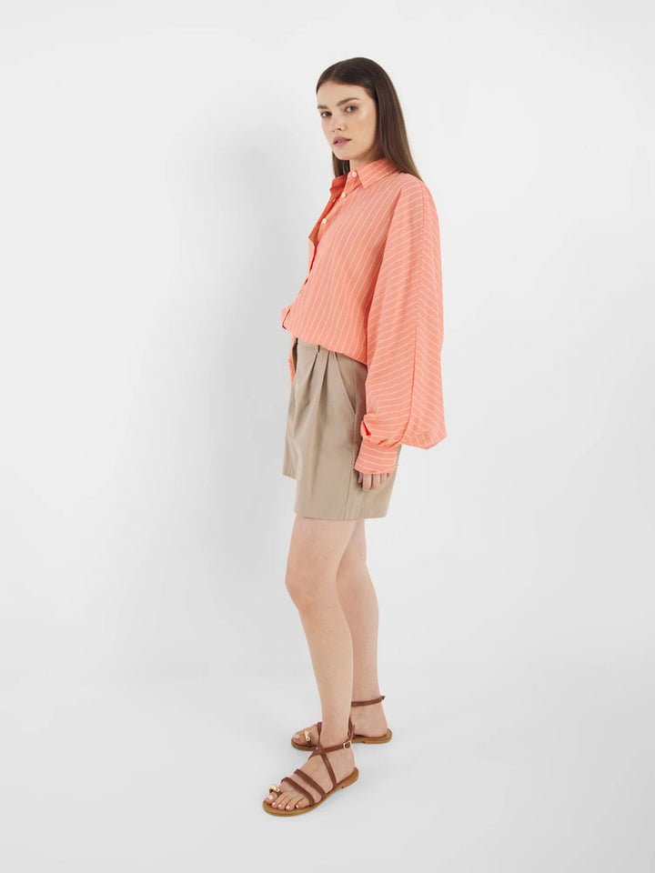 SoSUE Antonia Blouse – Oranje-100% katoen-DAMES TOPS & BLOUSES-Roze