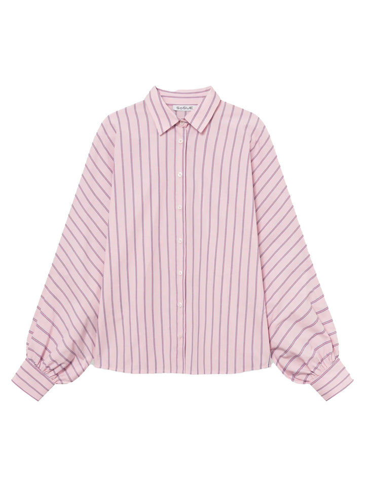 SoSUE Antonia Blouse – Roze-100% katoen-DAMES TOPS & BLOUSES-Roze