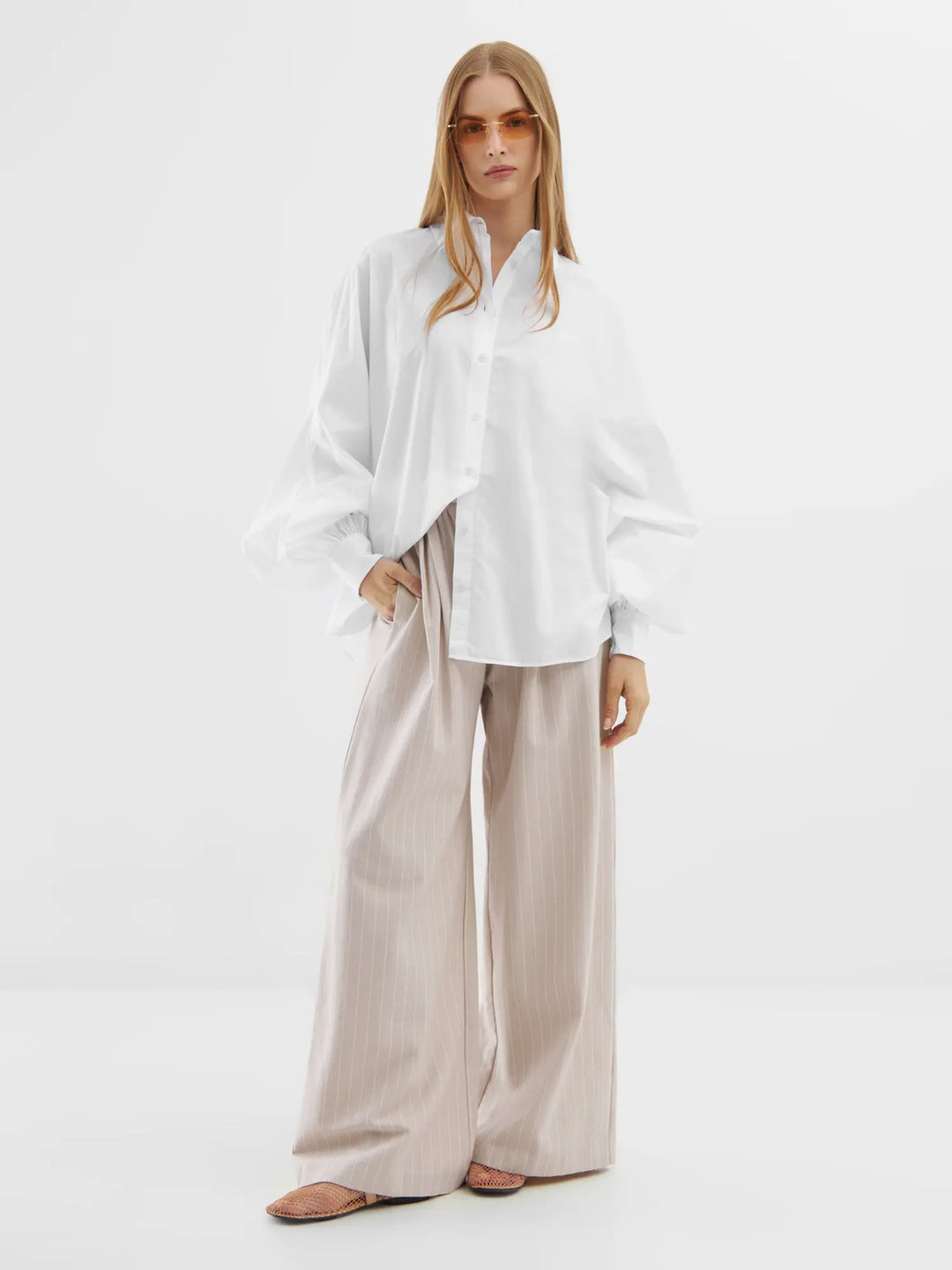 SoSUE Antonia blouse wit-100% katoen-DAMES TOPS & BLOUSES-Wit