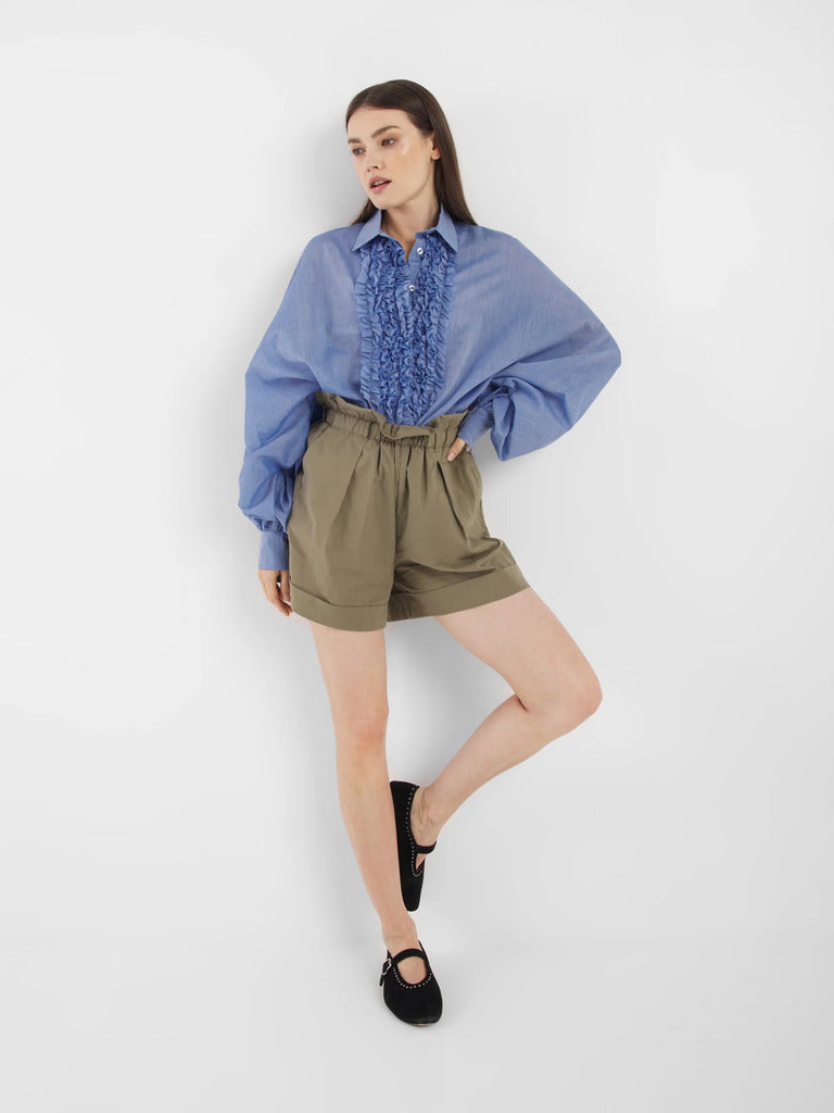 SoSUE Maui Shorts – Groen-100% katoen-DAMES BROEKEN-Groen