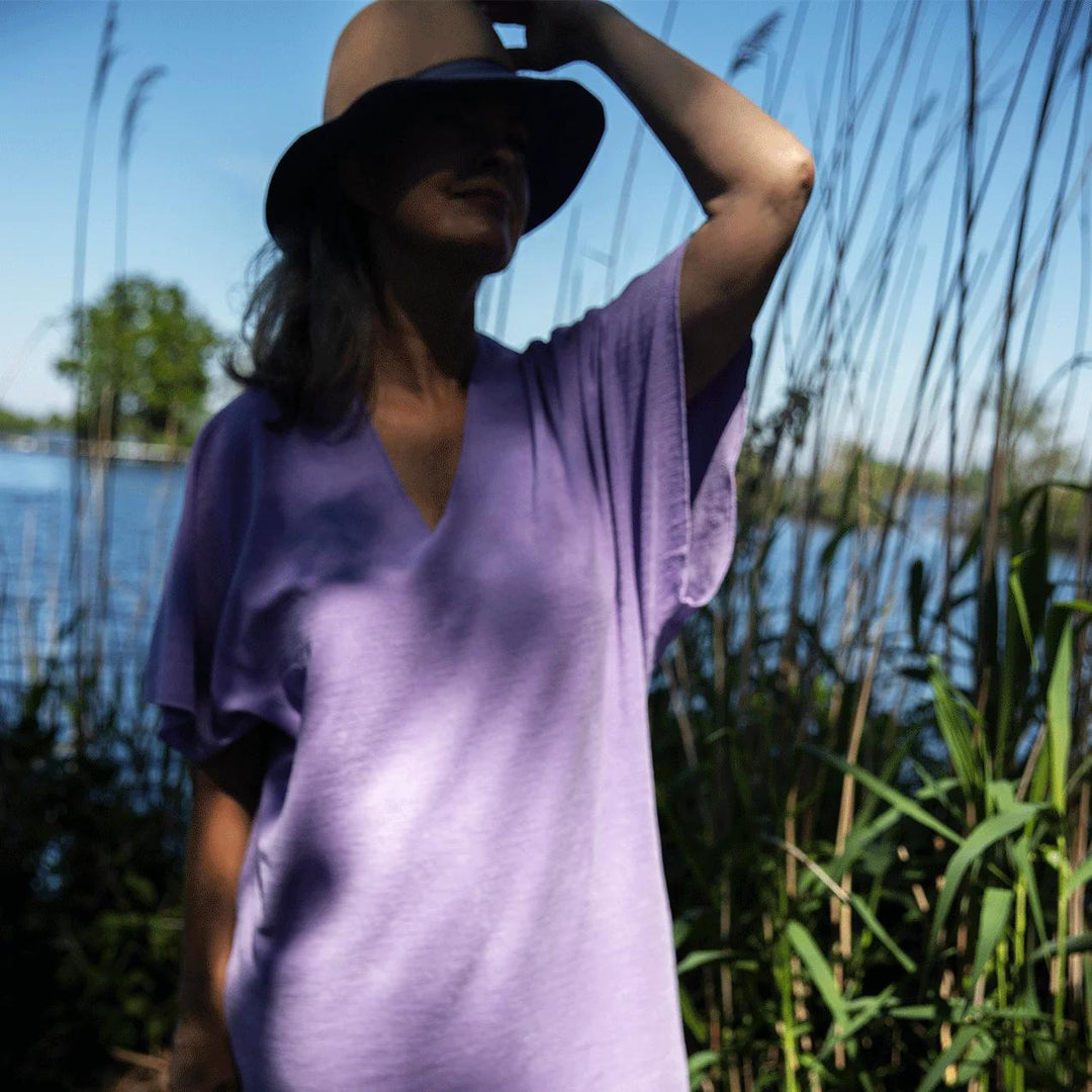 Speezys kaftan Lavender-100% katoen-DAMES JURKEN-Paars