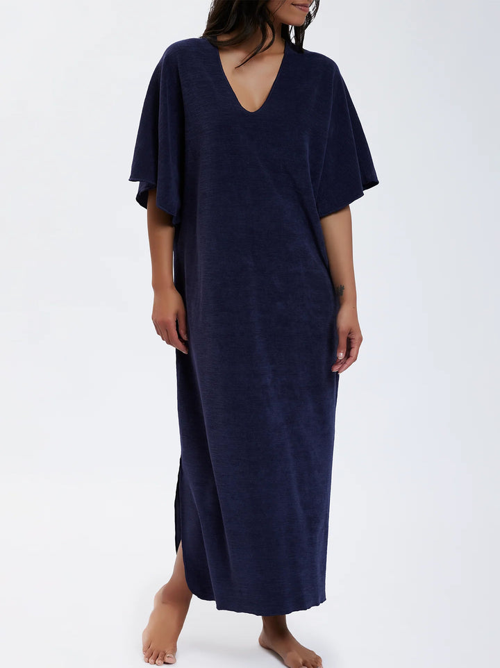 Speezys Kaftan Night Blue-DAMES JURKEN-Blauw
