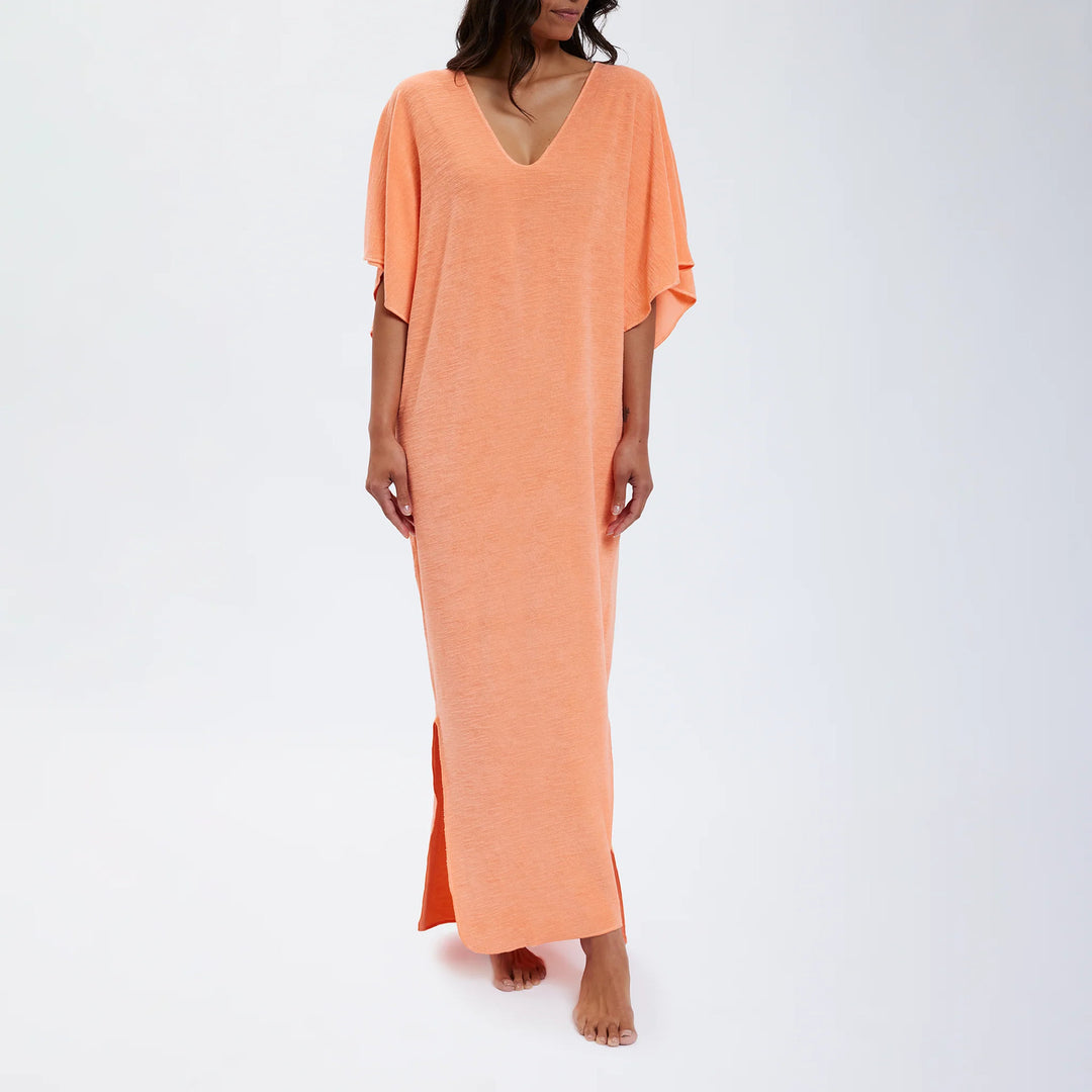 Speezys Kaftan Paradise Peach-One Size fits (S/M/L)-DAMES JURKEN-Oranje
