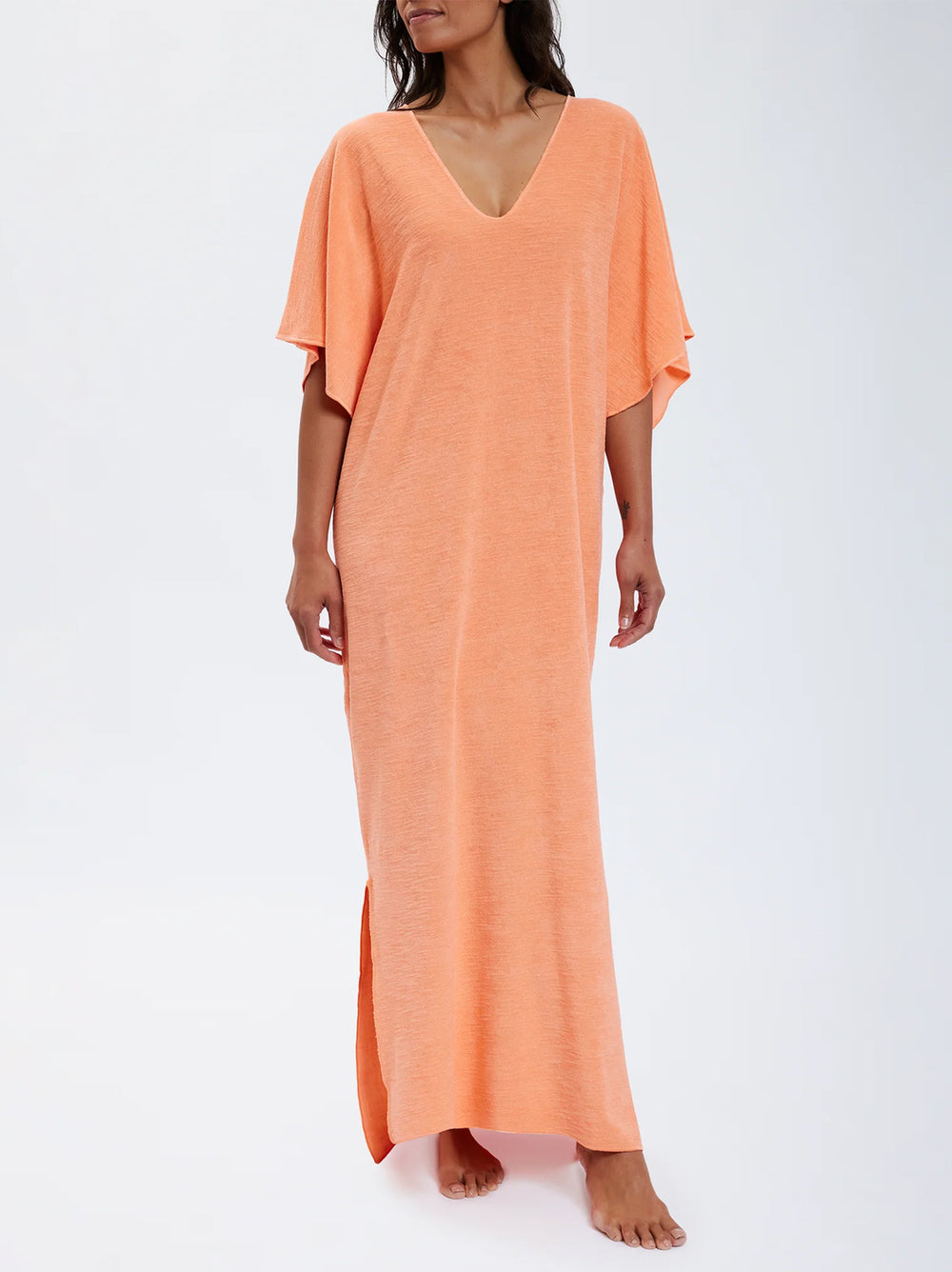 Speezys Kaftan Paradise Peach-One Size fits (S/M/L)-DAMES JURKEN-Oranje