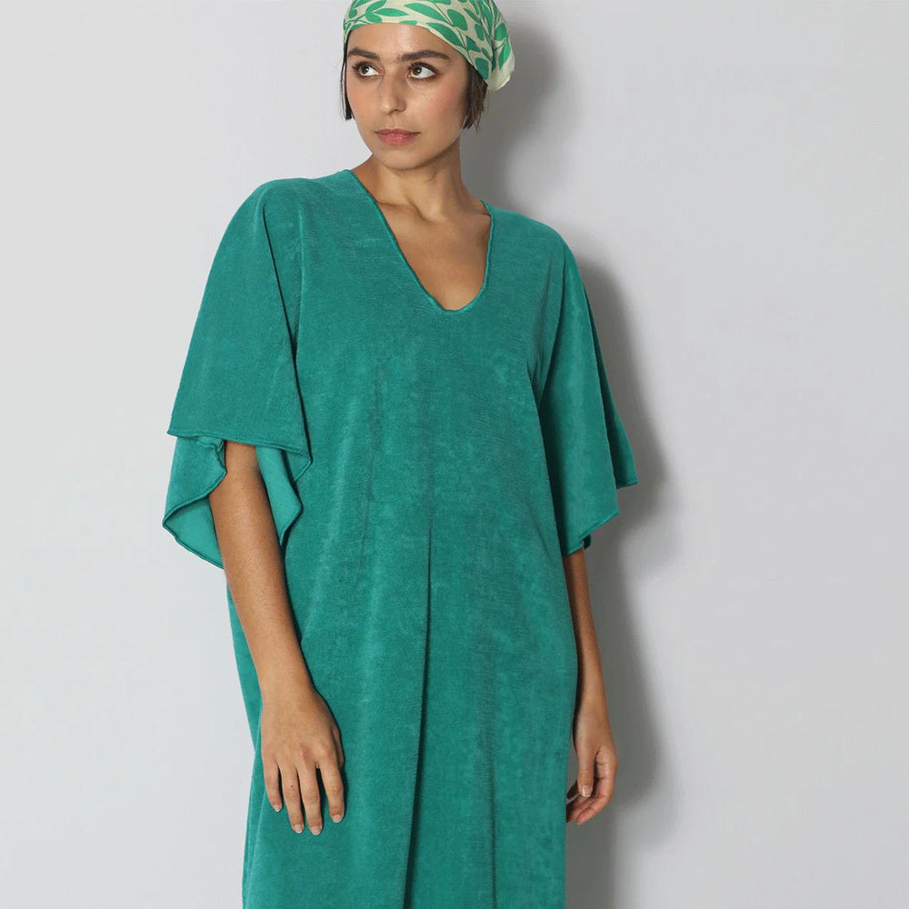 Speezys kaftan Porcelain Green-100% katoen-DAMES JURKEN-Groen
