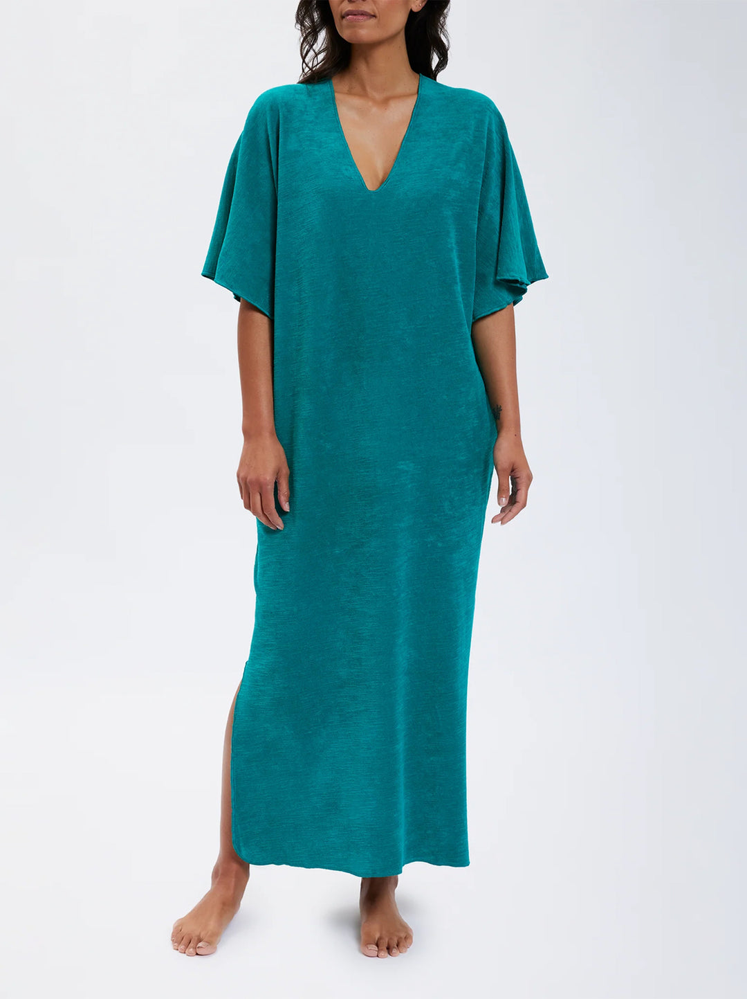 Speezys Kaftan Procelain Green-DAMES JURKEN-Groen