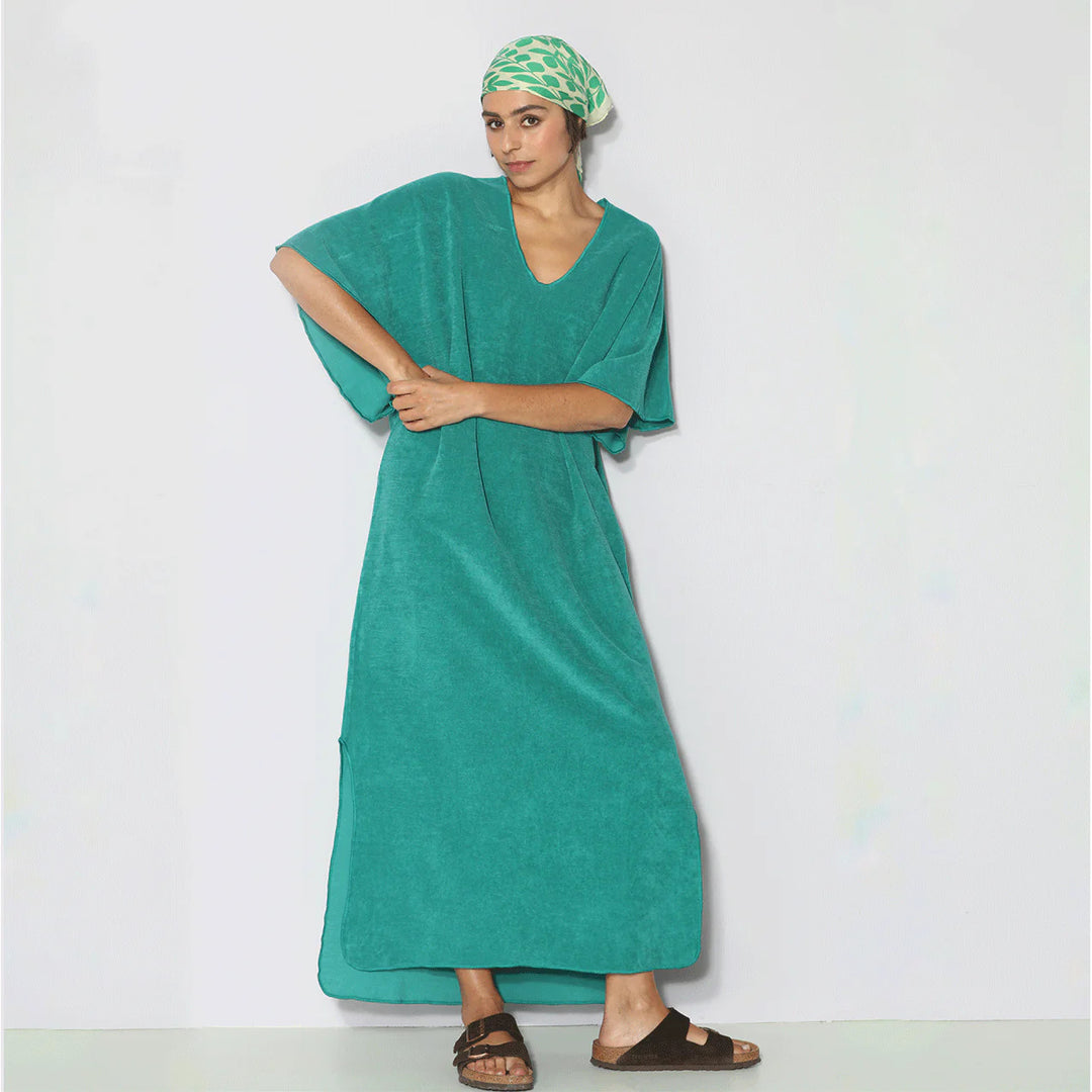 Speezys Kaftan Procelain Green-DAMES JURKEN-Groen