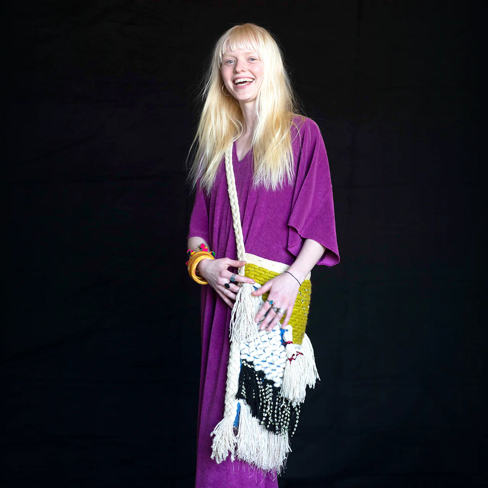 Speezys kaftan Rouge violet-100% katoen-DAMES JURKEN-Paars