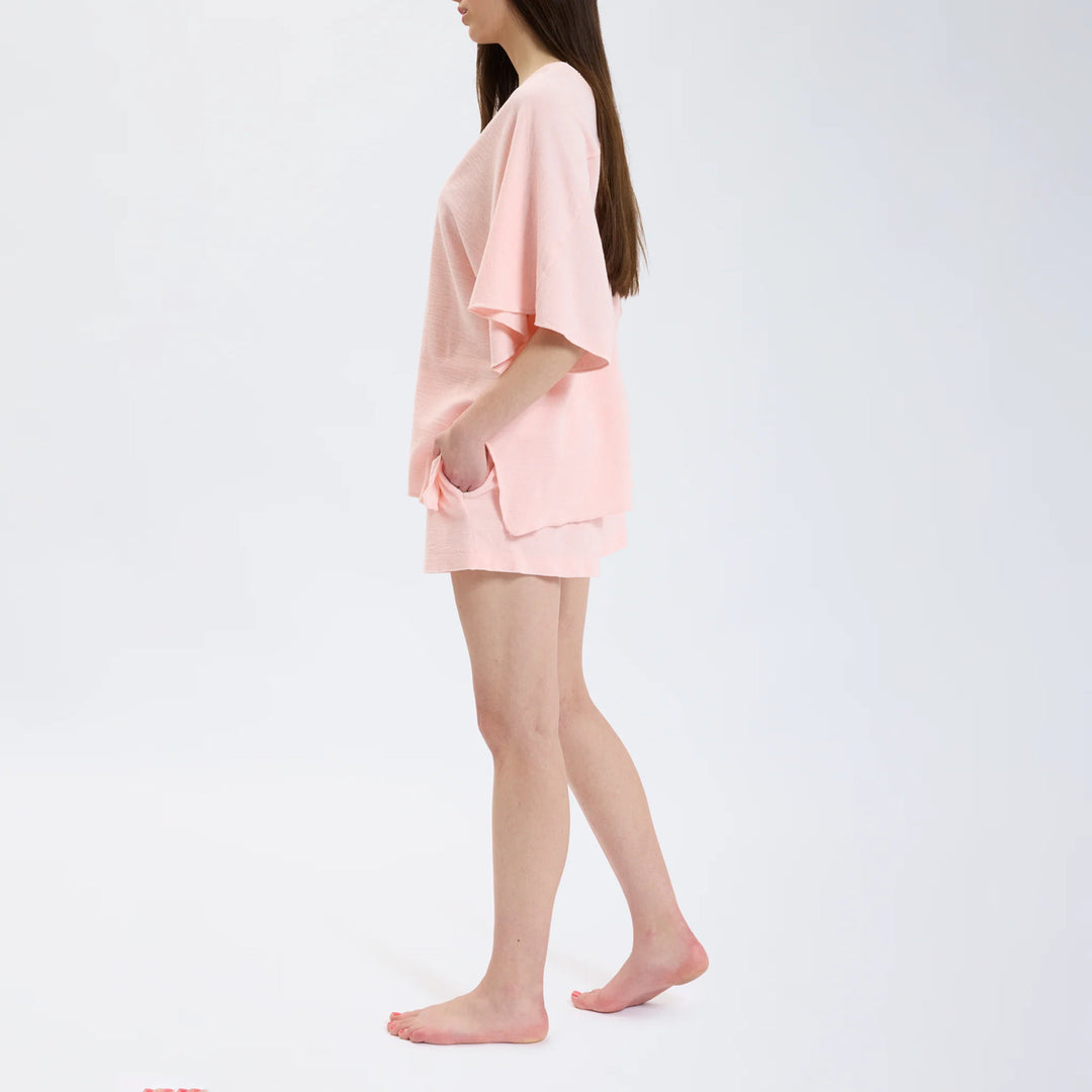 Speezys Kaftan Top Pastel Rose-DAMES TOPS & BLOUSES-Roze