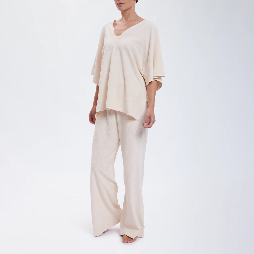 Speezys Kaftan Top Shell-DAMES TOPS & BLOUSES-Beige