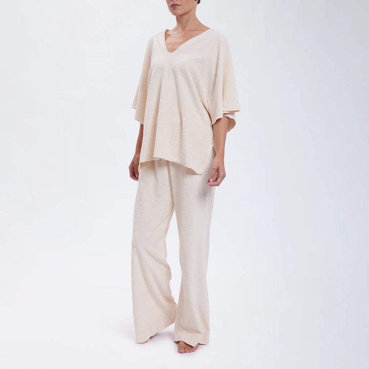 Speezys Kaftan Top Shell-DAMES TOPS & BLOUSES-Beige