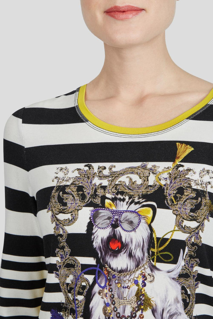 Sportalm terry lange mouwen-DAMES TOPS & BLOUSES-Geel